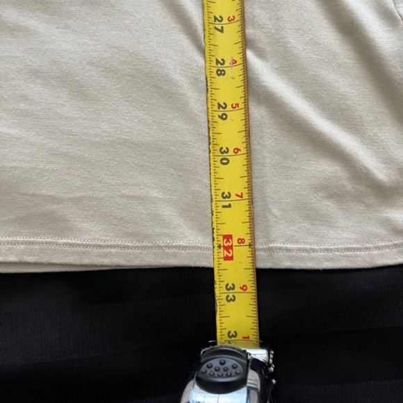 NWT - Melissa Nepton Long Sleeved Shiffon Dress with Slip. Size G/L - Picture 15 of 15